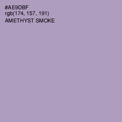 #AE9DBF - Amethyst Smoke Color Image